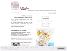 Tablet Screenshot of galerieboehler.de